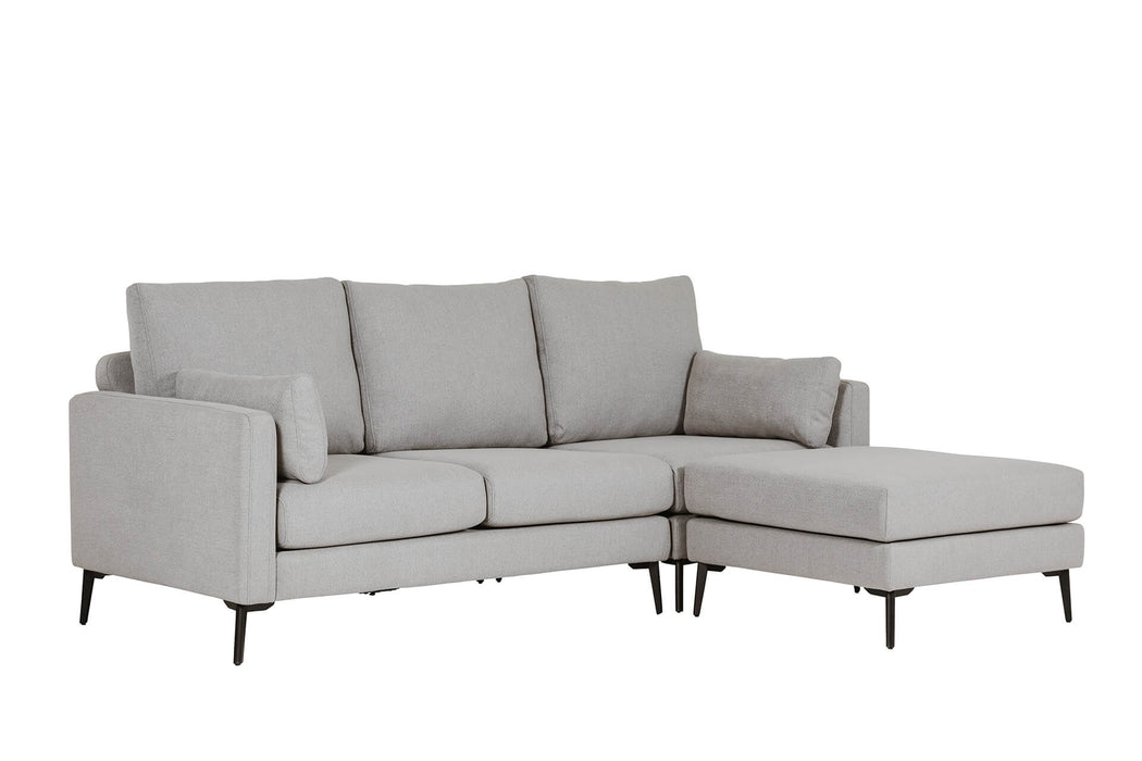 Raven Corner Sofa Greige Crib 5
