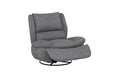 Freddy Electric Reclining Swivel Glider Chair Grey