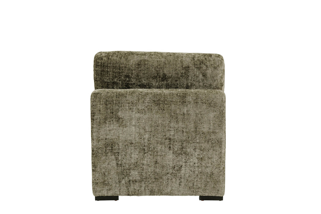 Humphrey Armless Sectional Green