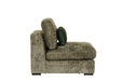 Humphrey Armless Sectional Green