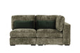 Humphrey Armless Sectional Green