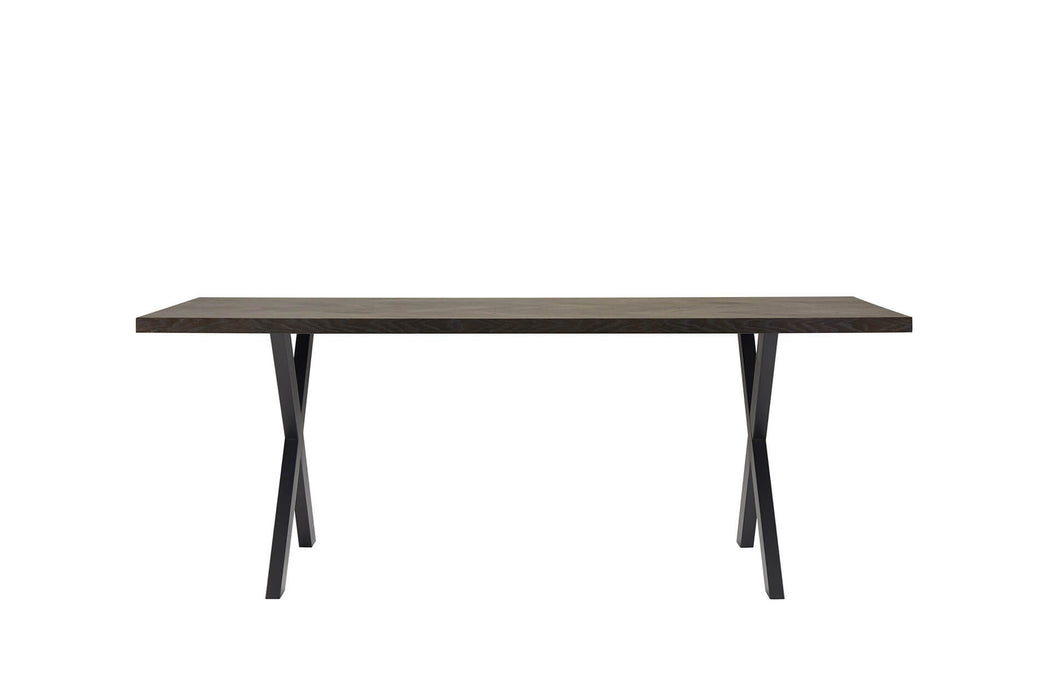 Nate Dining Table 1800 Smoked Oak