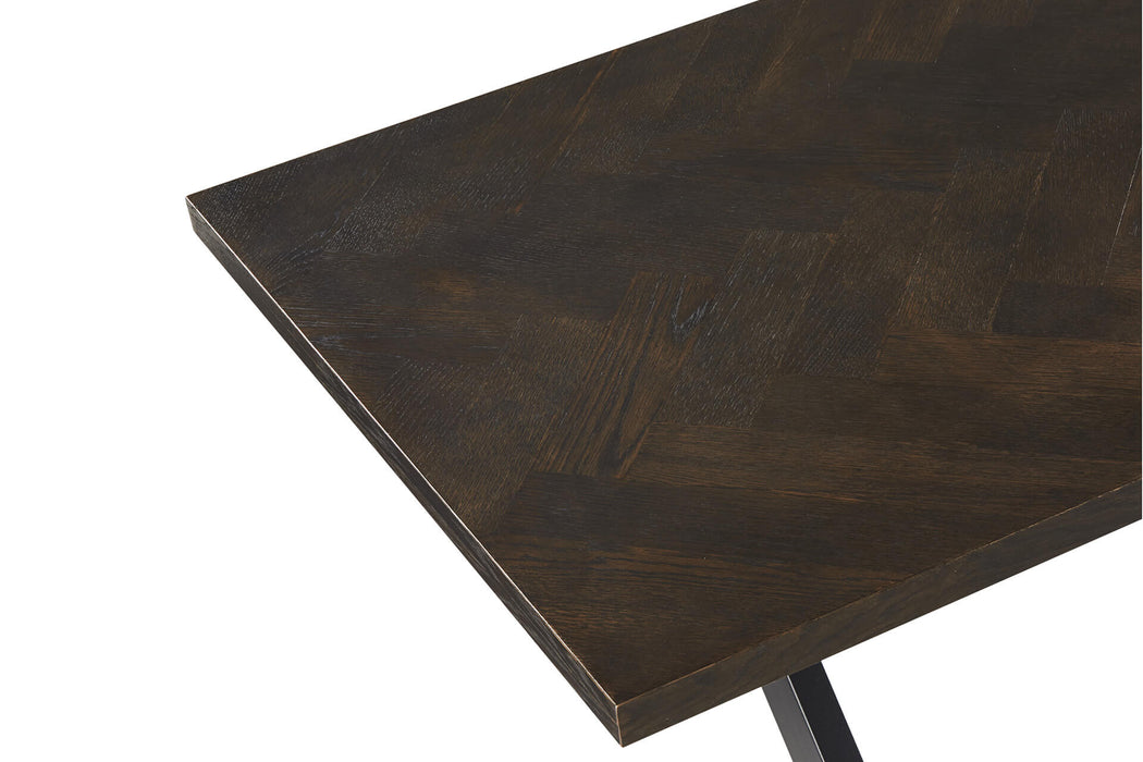 Nate Dining Table 1800 Smoked Oak