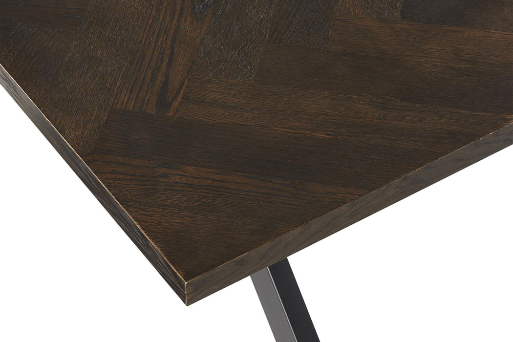 Nate Dining Table 1800 Smoked Oak