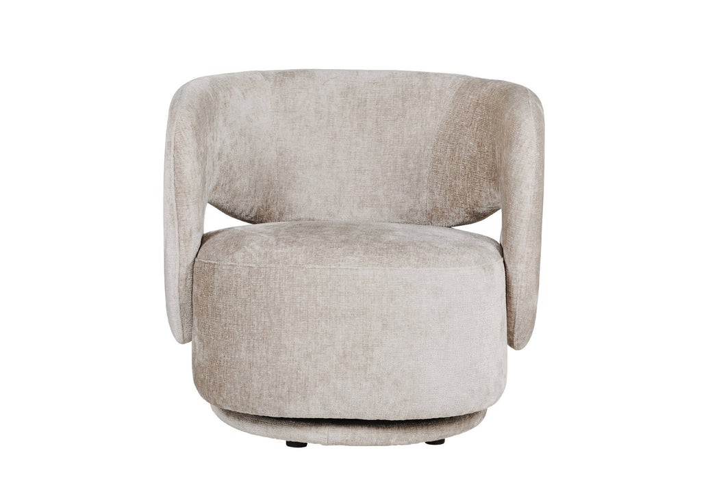 Koa Swivel Accent Chair Mink