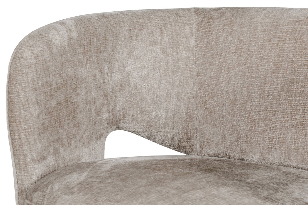 Koa Swivel Accent Chair Mink