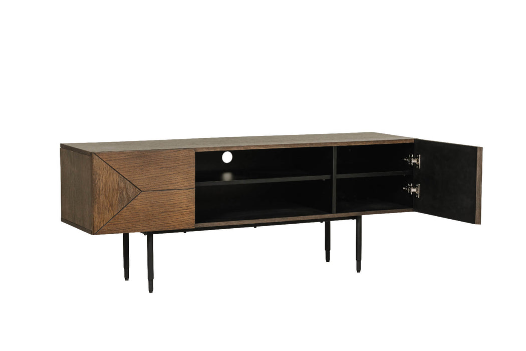 Nate TV Unit 1200 Natural Oak