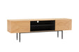 Nate TV Unit 1500 Natural Oak