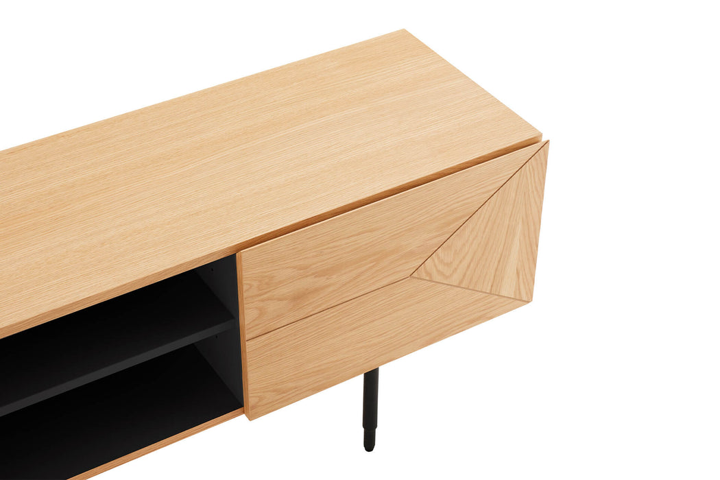Nate TV Unit 1500 Natural Oak