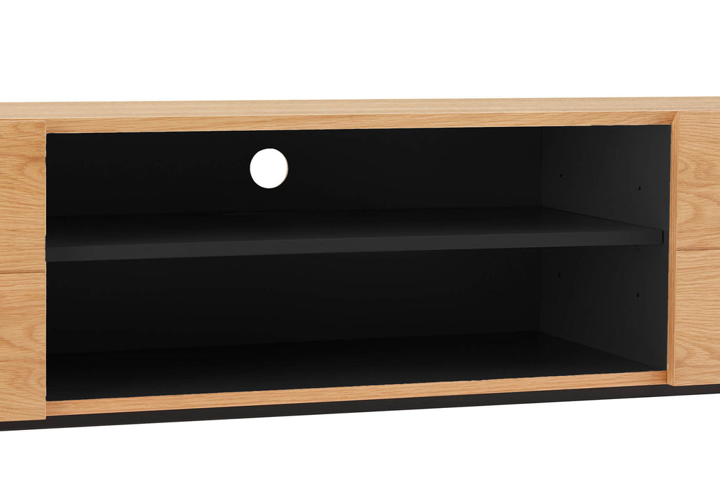 Nate TV Unit 1500 Natural Oak