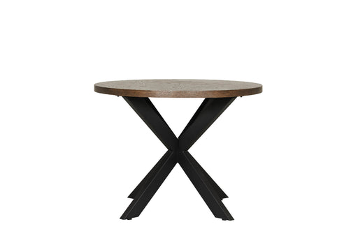Nate Dining Table Round 1000 Smoked Oak