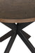 Nate Dining Table Round 1000 Smoked Oak