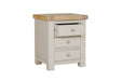 Doune 3 Drawer Bedside Table Taupe