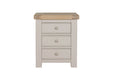Doune 3 Drawer Bedside Table Taupe