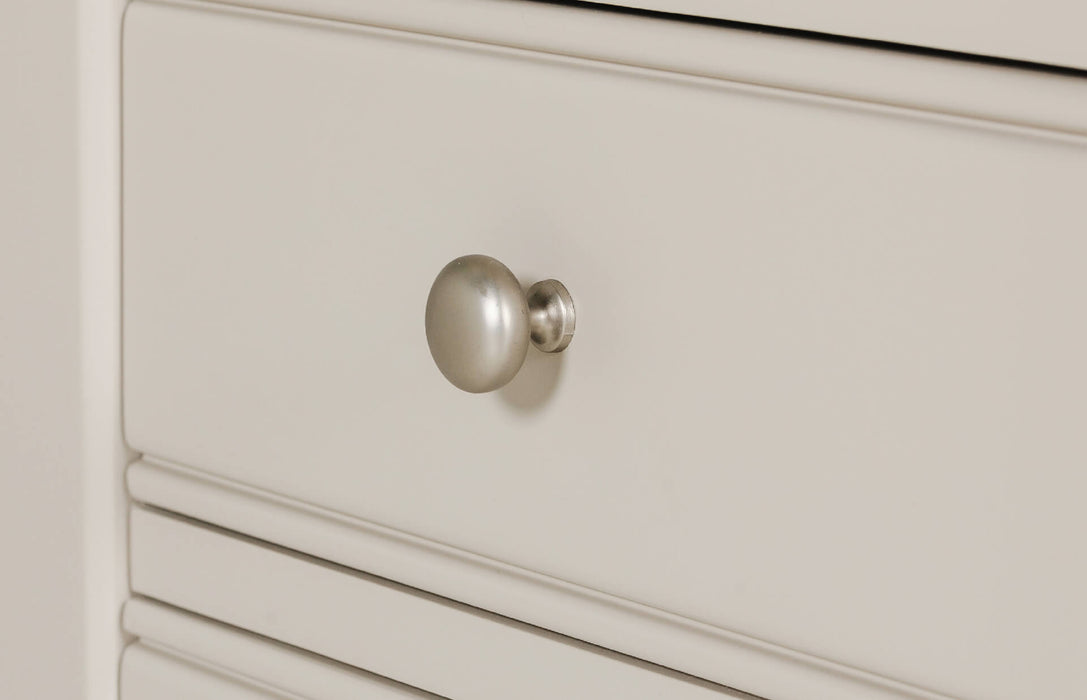 Doune 3 Drawer Bedside Table Taupe