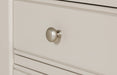 Doune 3 Drawer Bedside Table Taupe