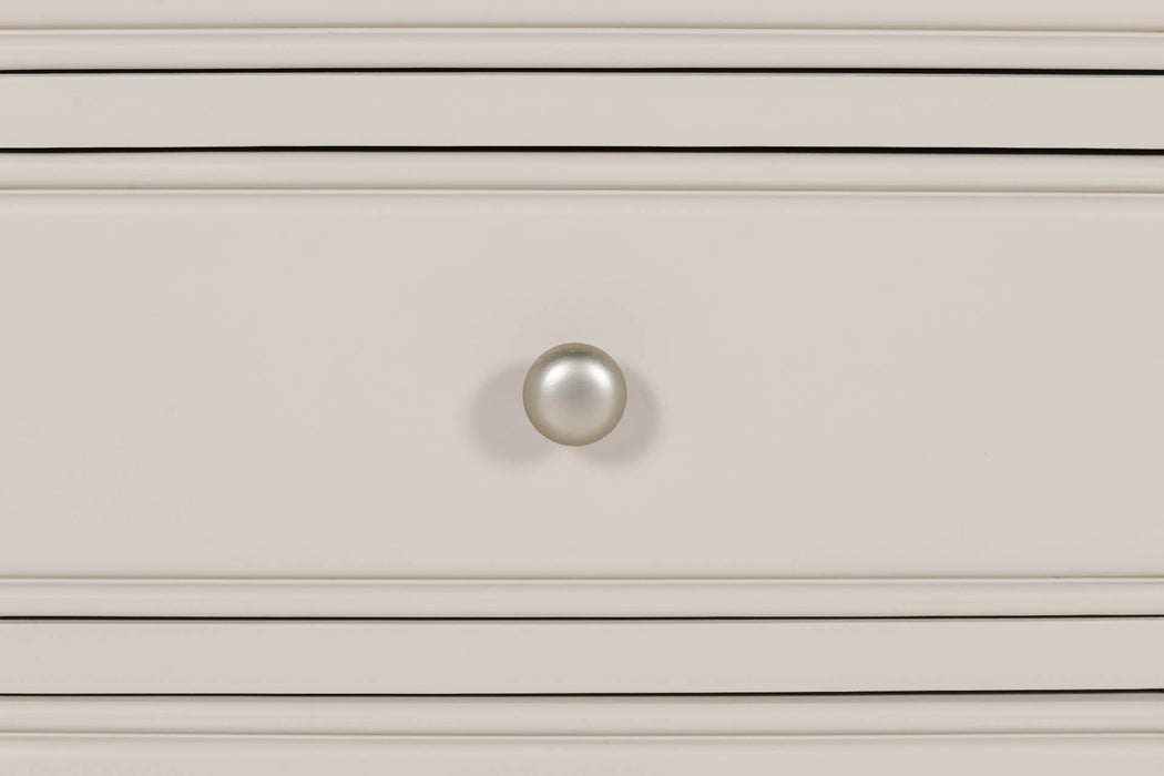 Doune 3 Drawer Bedside Table Taupe