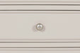 Doune 3 Drawer Bedside Table Taupe