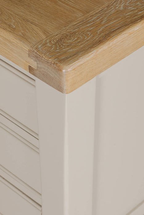 Doune 3 Drawer Bedside Table Taupe