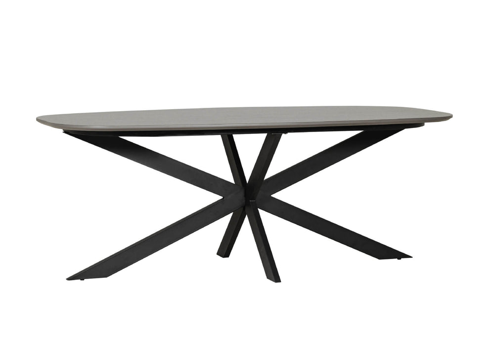 Sadia 2000 Oval Dining Table Smoke