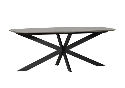 Sadia 1600 Oval Dining Table Smoke