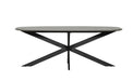 Sadia 1600 Oval Dining Table Smoke