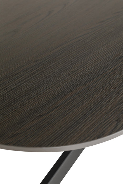 Sadia 1600 Oval Dining Table Smoke