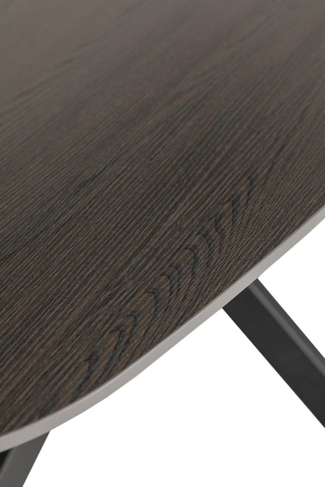 Sadia 1600 Oval Dining Table Smoke