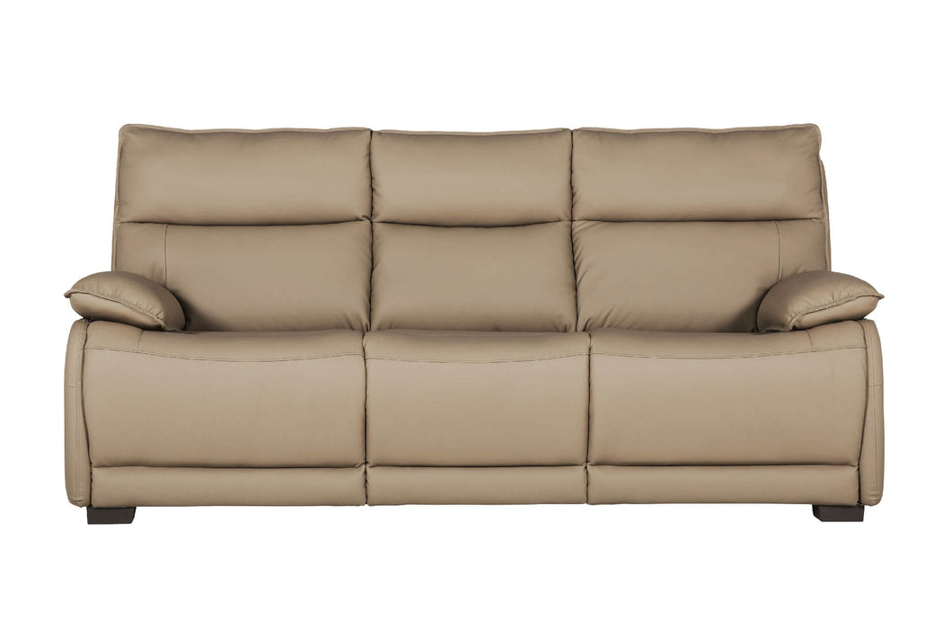 Lugo 3 Seater Fixed Latte