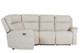 Russo Corner Group Electric Recliner (4pcs) -  Stone