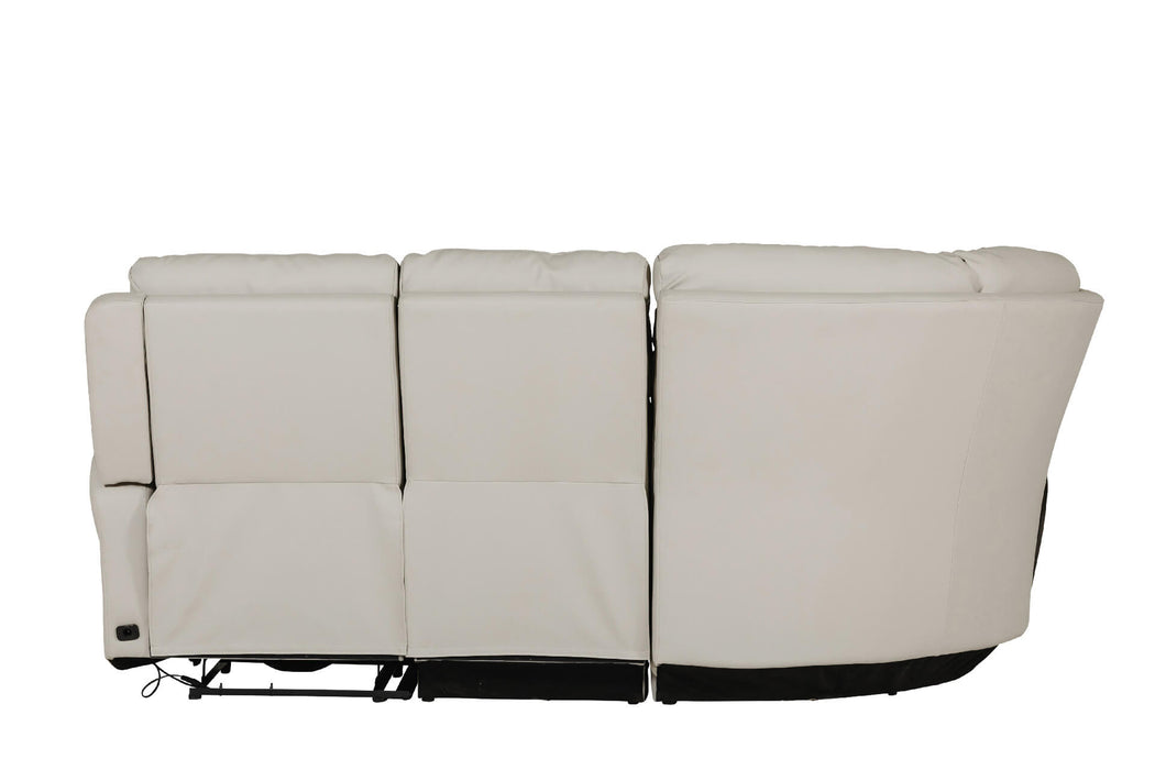 Russo Corner Group Electric Recliner (4pcs) -  Stone