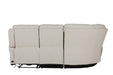 Russo Corner Group Electric Recliner (4pcs) -  Stone