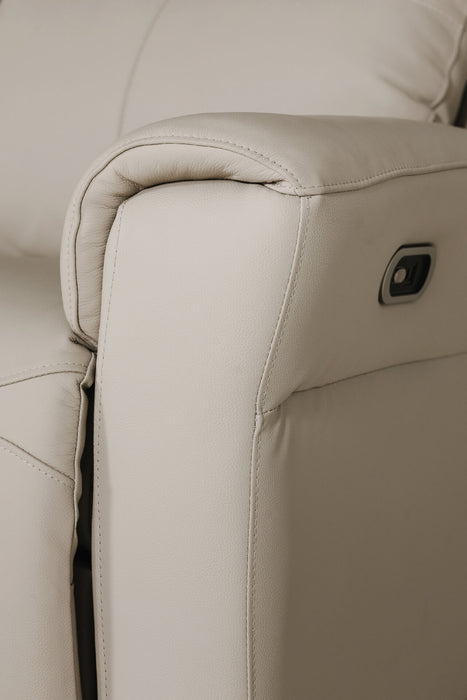 Russo Corner Group Electric Recliner (4pcs) -  Stone