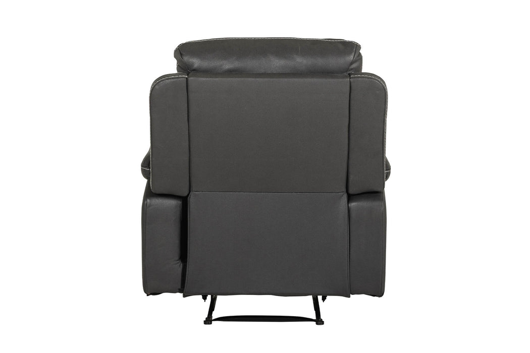 Barkley 1 Seater Manual Recliner - Dark Grey Match
