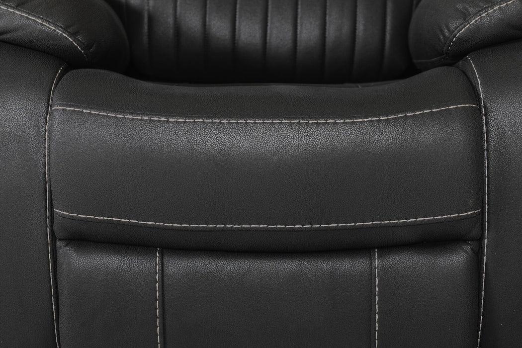Barkley 1 Seater Manual Recliner - Dark Grey Match
