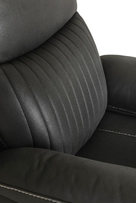 Barkley 1 Seater Manual Recliner - Dark Grey Match