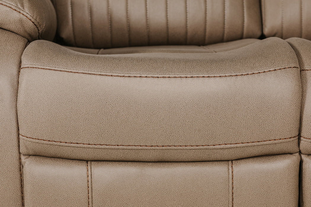 Barkley 2 Seater Manual Recliner Brown