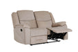 Klayton 2 Seater Manual Recliner Khaki