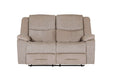Klayton 2 Seater Manual Recliner Khaki