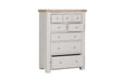 Doune 8 Drawer Tall Chest Taupe