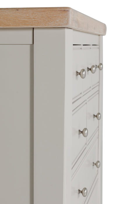 Doune 8 Drawer Tall Chest Taupe