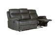 Barkley 3 Seater Manual Recliner - Dark Grey Match