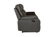 Barkley 3 Seater Manual Recliner - Dark Grey Match