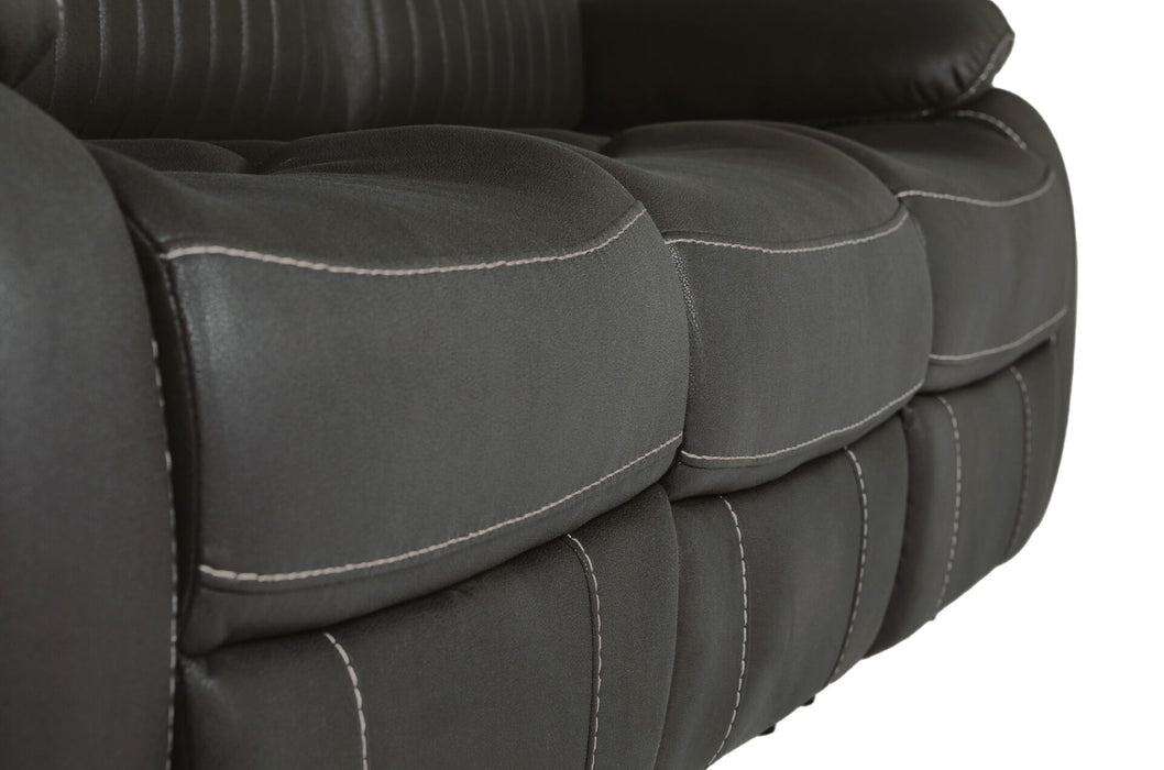 Barkley 3 Seater Manual Recliner - Dark Grey Match
