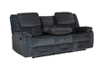 Klayton 3 Seater Manual Recliner Charcoal