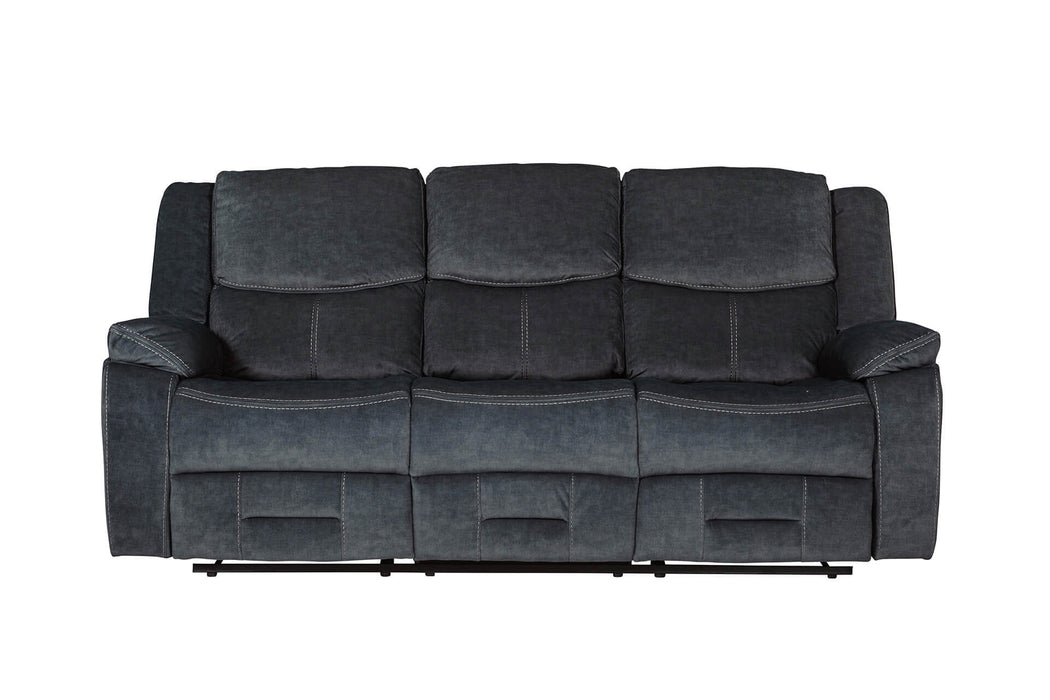 Klayton 3 Seater Manual Recliner Charcoal