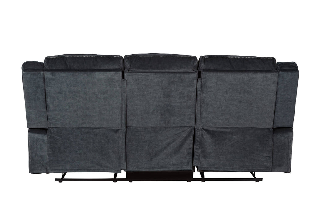 Klayton 3 Seater Manual Recliner Charcoal