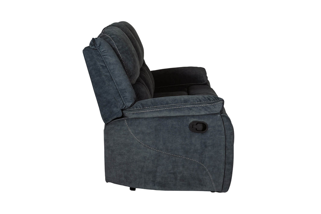 Klayton 3 Seater Manual Recliner Charcoal