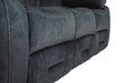 Klayton 3 Seater Manual Recliner Charcoal