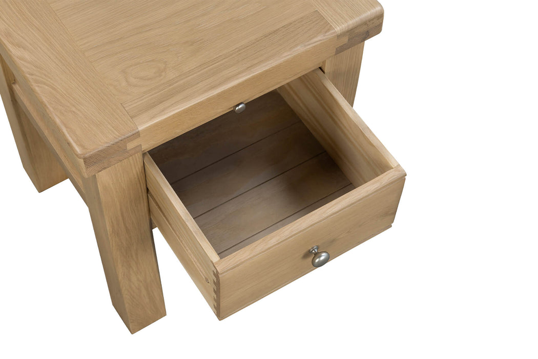 Delaney Lamp Table Oak